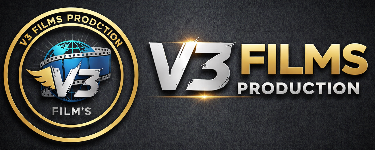 V3 Films Production Logo
